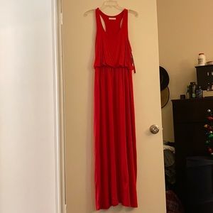 NWT Lush Red Maxi Dress